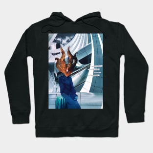 Alien Woman Collage Hoodie